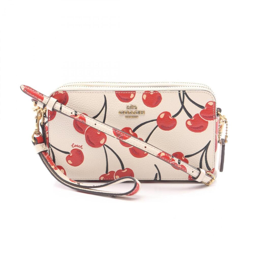 Coach Kira Crossbody Bag with Cherry Leather Shoulder Bag/Handbag for Women, ...